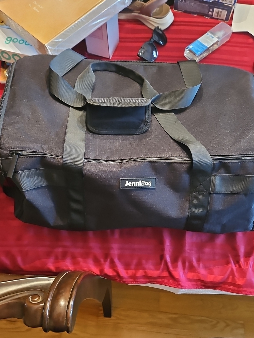 Jenni Black Travel Duffel with Dual Carry Straps